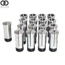 17 Pcs 1/16 - 1-1/16" 5C Round Collet Set By 16th Harden 0006" TIR Steel