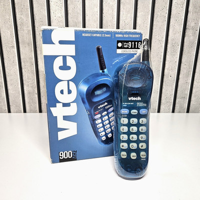 VTECH 62-9116 Schnurloses Telefon 900Mhz Selten 2000 Sammlerstück - Neu / Originalverpackt / Versiegelt