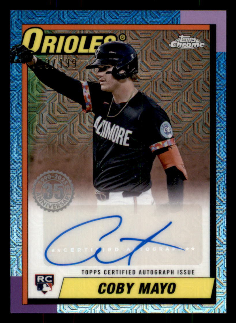 2025 Topps 1990 Topps Baseball Chrome Autographs #90CA-CMA