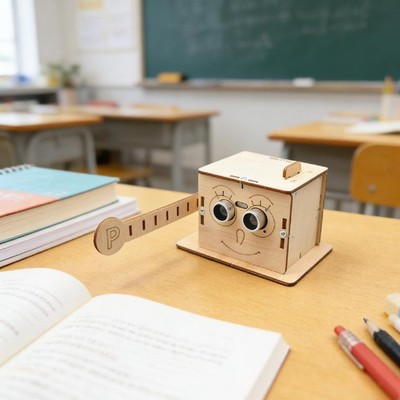DIY Intelligent Parking Barrier Gate Science Kit Gift Creative Educational