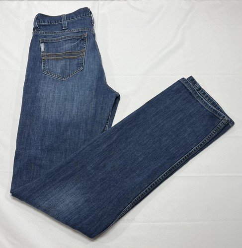 Cinch Jeans Herren 32x38 Blau Denim Classic Fit Straight Leg Western Cowboy Hose