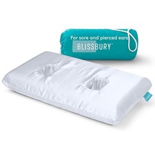 Satin Ear Piercing Pillow Memory Foam Adjustable