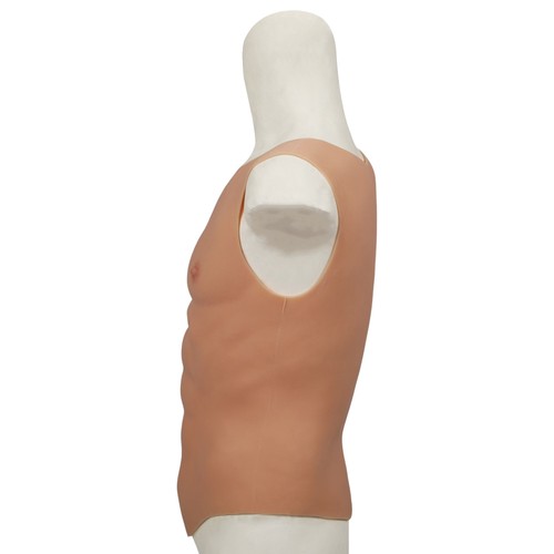 KnowU Fake Chest Muscle Round Neck Soft Silicone Artificial Simulation Muscles - Picture 7 of 18