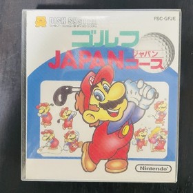 Mario Golf US Course & JAPAN Course Nintendo Famicom Disk System FSC-GFUE & GFJE