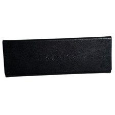 Escada Black Triangular Folding Sunglasses Case Eyewear Travel Collapsible City