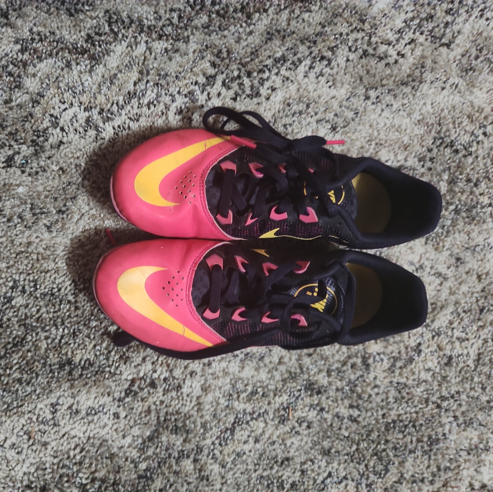 Nike Shoes Womens Rival S Pink 8 Sprint Track & Field Spikes Leather 615998-685 thumbnail 2