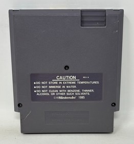 NES Nintendo - Q*Bert w/Manual & Dust Cover - Tested (Ultra, 1989)