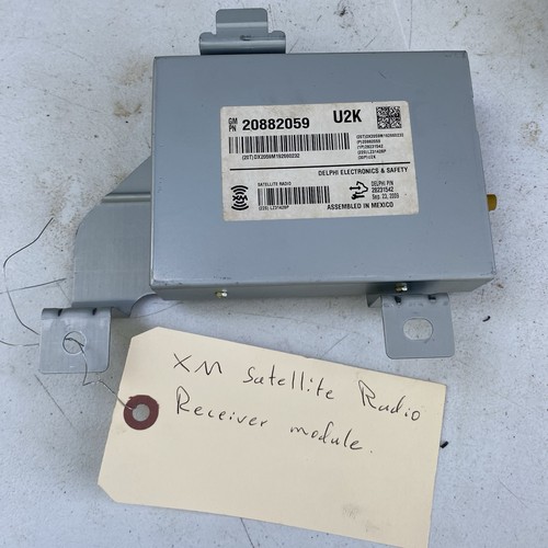 Pontiac G6 XM Radio Transceiver GM PN#  20882059 Delphi 28231542