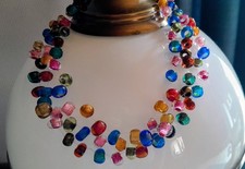 Langani Kette Collier Vintage 1990 Jahre 3rhg...