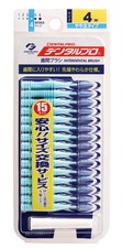 dental pro interdental brush I-shaped Size 4 M 15P x 8 pieces