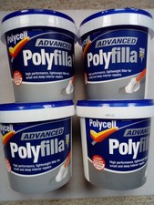 4 x Polycell Polyfilla 1L Advanced Filler Putz Beton stark mehrflächig