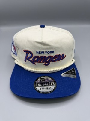 New York Rangers New Era The Golfer NHL Snapback Pre Curved Cap