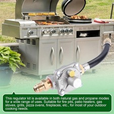 1Set Natural Gas Propane Grill Conversion Kit with Pressure Regulator Valve