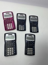 Texas Instruments TI-30XIIS Scientific Calculator, Solar, Lot of 5 All Working
