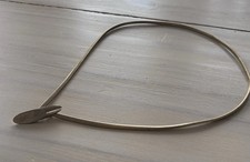 Vintage Belt 1970-80's Gold Tone Snake Chain Stretch Skinny USA Retro Cool Disco