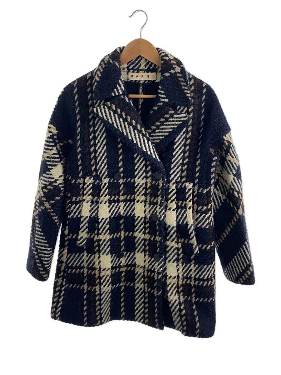 ALTRA MARNI CPMAM52A00TW528 altro cappotto 40 lana navy