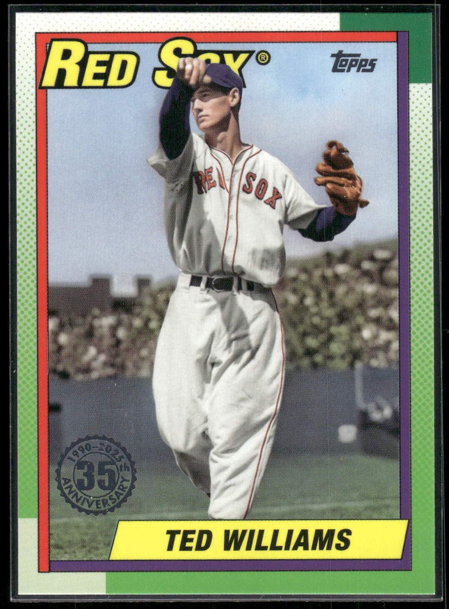 応援グッズ Boston Red Sox Ted Williams 1990 MLB Mitchell