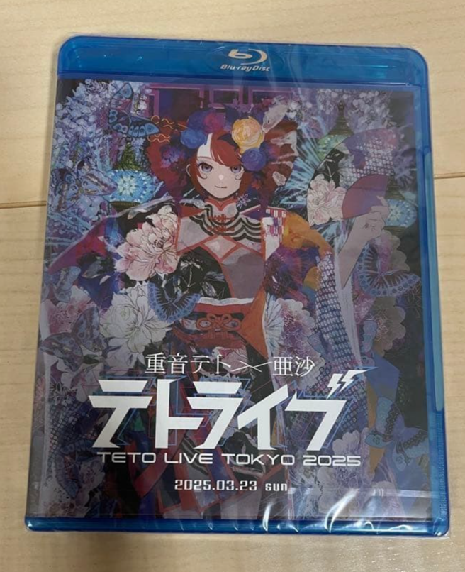 teto BAIHARU ライブDVD Kasane Teto TETO LIVE TOKYO 2025 Blu-ray Japan | eBay