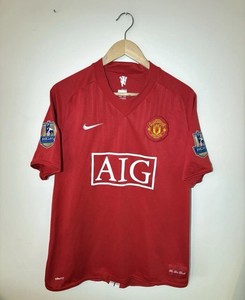 *Original* Manchester United Shirt, Home 2008, Large, Ronaldo, 7, Nike, Mint