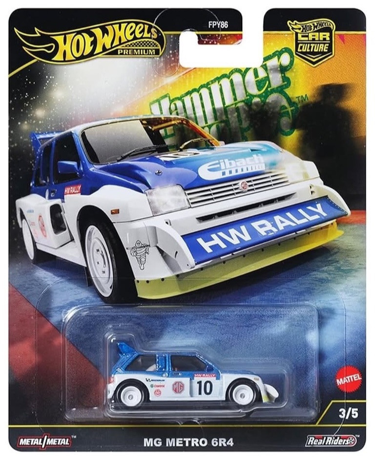 HOT WHEELS MG METRO 6R4 CAR CULTURE HAMMER DROP PREMIUM | eBay