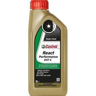 Castrol React Performance DOT 4 Bremsflüssigkeit ISO4925 SAE J1703 1Liter 15F270