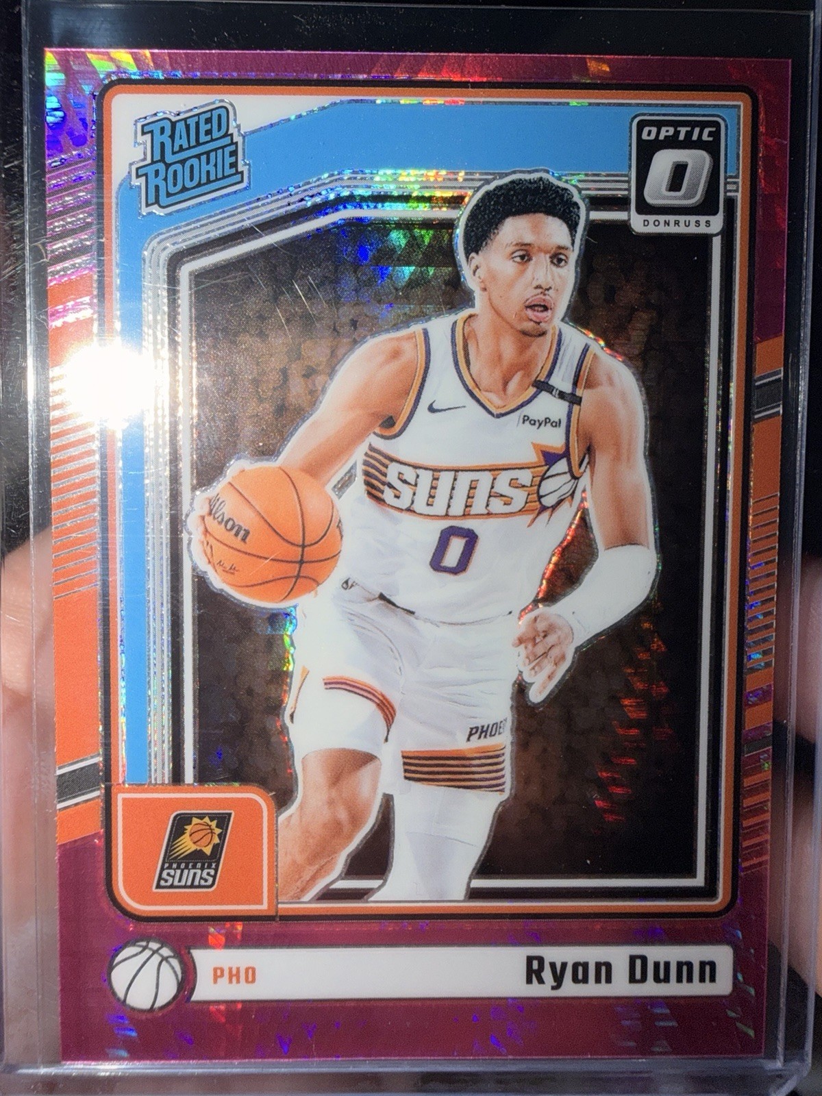 2024-25 Panini Donruss Optic Basketball Pink Hyper Prizm Ryan Dunn #279