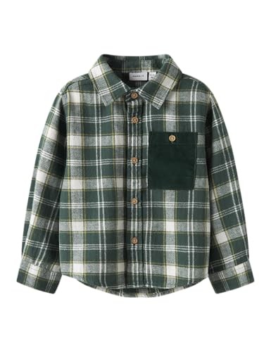 Name IT Jungen Shirt Bistro Green GrößE 104 Cm Nmmsanto Langarm Neu-image