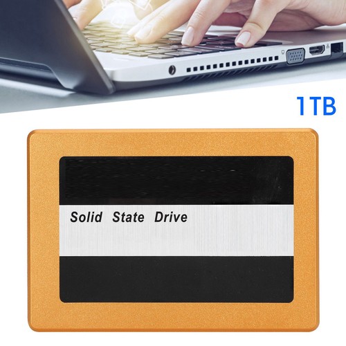 1TB Solid State Hard Disk Drive Gold SSD For Laptop Desktop Computer Parts H NEW - Afbeelding 7 van 12