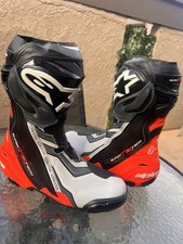 Alpinestars Supertech R Vented Boots Us 10.5 Eu 45 Blackredwhitegray Alpinestars Supertech R Vented Boots Us 10.5 Eu 45 Blackredwhitegray