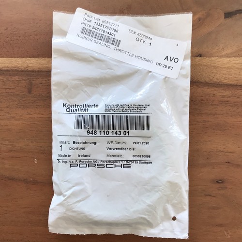 Porsche 955 Cayenne S V8 4.5L Air/Oil Separator Diaphragm & Throttle Body Gasket - Bild 3 von 7