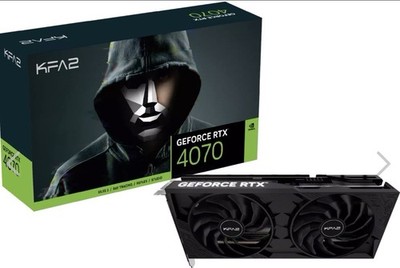 KFA2 GeForce RTX 4070 1-Click OC 2X - 12GB - HDMI & 3x DP - in OVP
