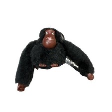 Kipling Monkey Gorilla Black Keychain Keyring Bag Charm Lesley