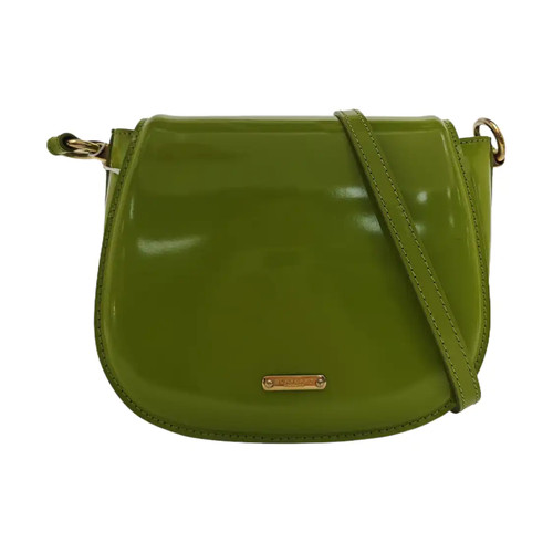 BURBERRY Shoulder bags Patent leather Green Free Shipping | Duties Paid