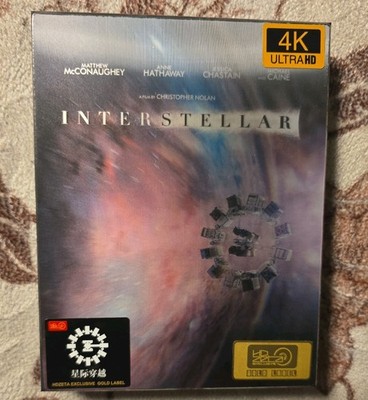INTERSTELLAR HdZeta GOLD LabeL 4K Double LENTICULAR Steelbook ULTRA RARE OVP 