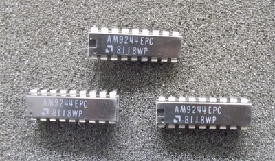 AMD AM9244EPC 8118, Inc. Memory IC, SRAM, 20 PIN, NEW. #X-116-02