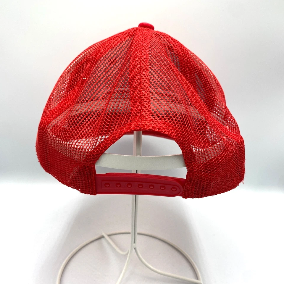 Toyota Car Vehicle Racing Snapback Trucker Hat Cap Red - Image 3 of 4