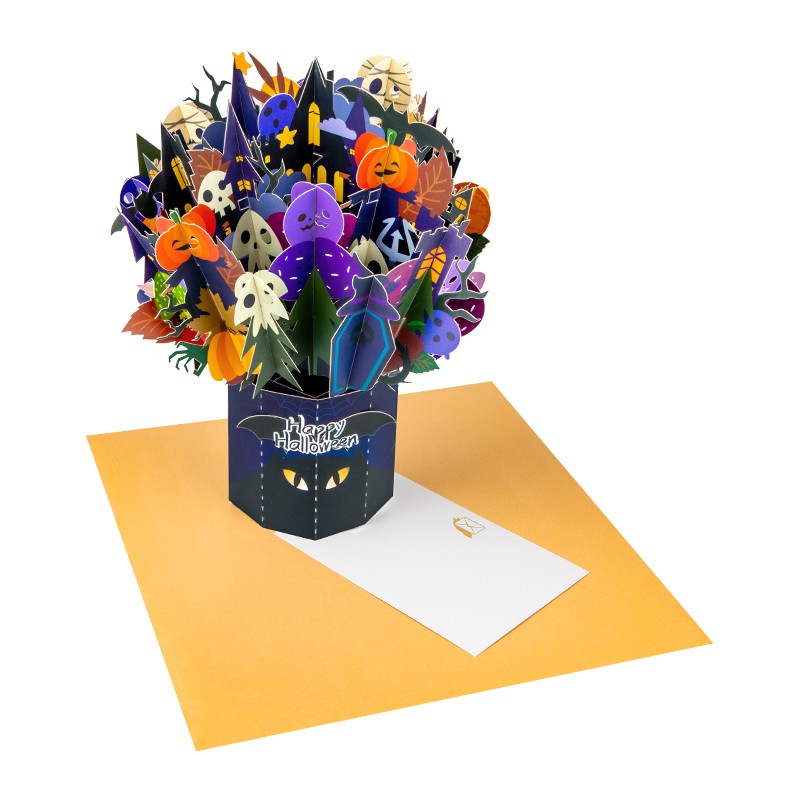 Haunted Harvest 3D Pop Up Halloween Card