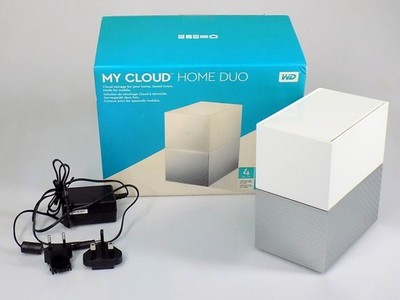 4TB Western Digital My Cloud Home Duo NAS externe LAN RJ45 Netzwerk Festplatte