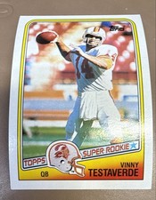Vinny Testaverde Rookie 1988 Topps - #352 (RC) Football Card Buccaneers. rookie card picture