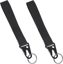 Sliverdew Wrist Lanyard for Keys, 2 Pack Wristlet Keychain Strap Key Black 