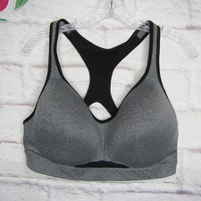 Old Navy High Support Racerback Sports Bra Grey Size 40DD