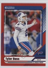 2024 Panini Donruss Red Press Proof Tyler Bass #224 1jw5