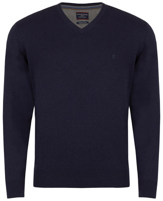 Casa Moda Pullover V-Ausschnitt dunkelblau 004430 135