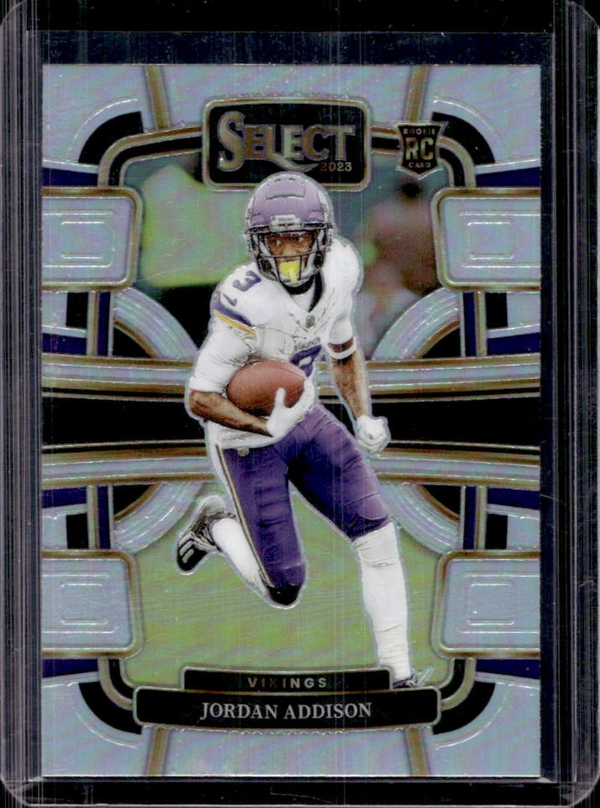 2023 Select Jordan Addison RC Silver Prizm Concourse #66 Vikings