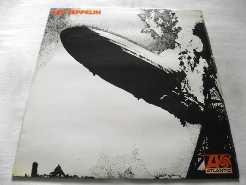 LED ZEPPELIN ~ LED ZEPPELIN ** Early 70's UK Green/Orange Reissue ATLANTIC LP