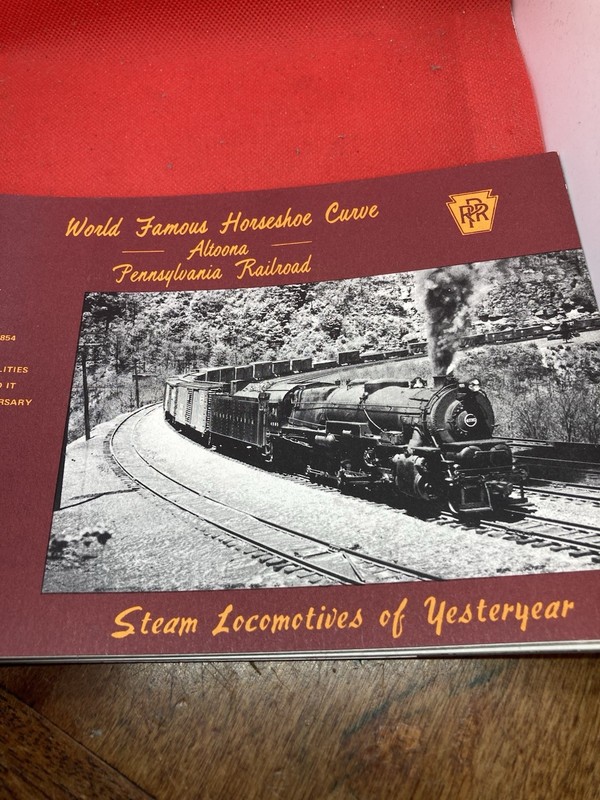 World Famous Horseshoe Curve, Altoona, Pennsylvania RR book.