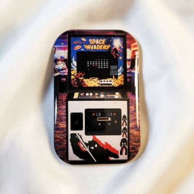 Space Invaders Arcade Spielautomat Retro Kühlschrankmagnet