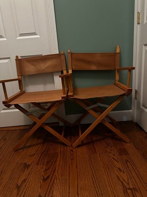 Vintage Commander Chair Blue Baxter, TN - Directors Chair Folding Camping 38544