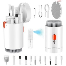 Keyboard Cleaner Kit, Electronics Cleaning Kit with Retractable Big Brush, Po...