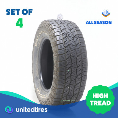 Set of (4) Used 265/65R17 Cooper Discoverer ATP II 112T - 8-10/32